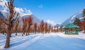 Pahalgam in winter - Kashmir tour package